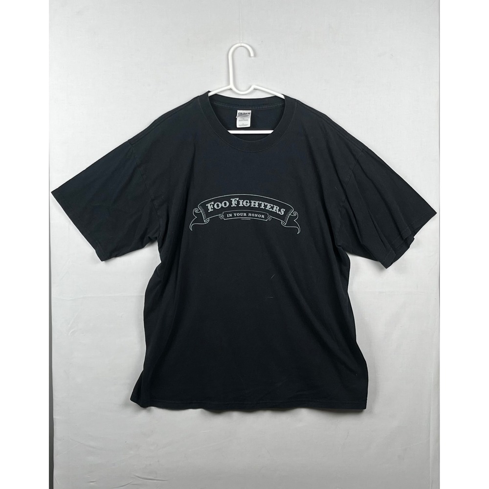 Gildan Foo Fighters In Your Honor Tour T-Shirt Mens XL Black Buffalo Graphic